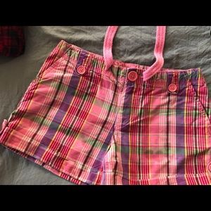 Gently used GapKids plaid shorts size 12 reg